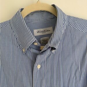 Brooks Brothers Crisp Blue Checked Shirt